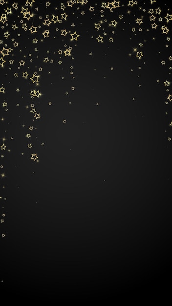 Fondo de cuento de hadas de la noche estrellada