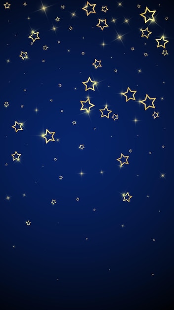 Fondo de cuento de hadas de noche estrellada