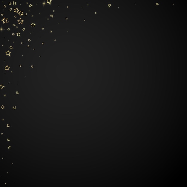 Fondo de cuento de hadas de la noche estrellada