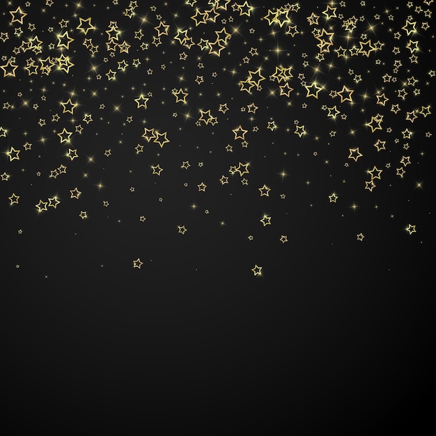 Fondo de cuento de hadas de la noche estrellada