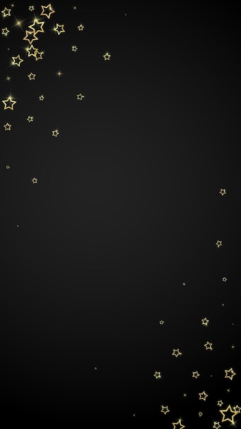 Fondo de cuento de hadas de la noche estrellada