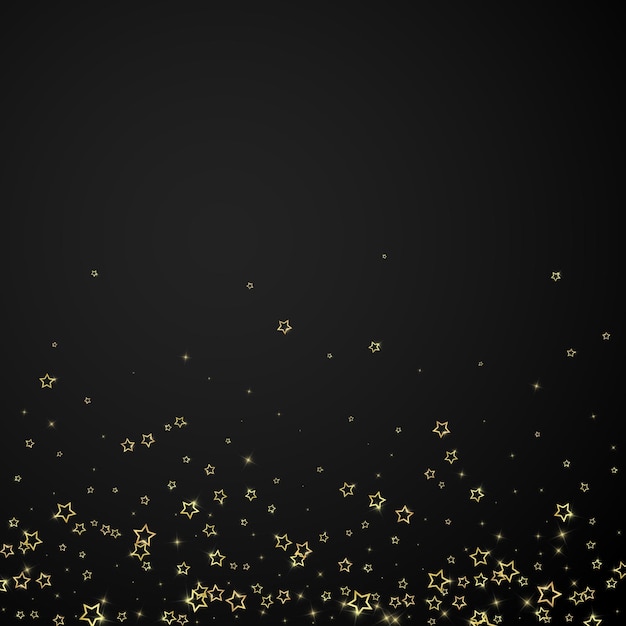 Fondo de cuento de hadas de la noche estrellada