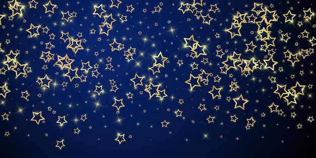 Fondo de cuento de hadas de la noche estrellada