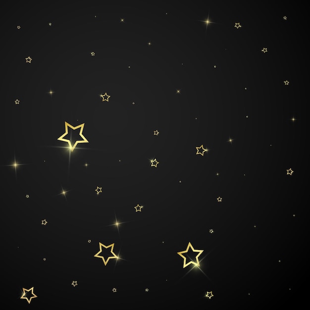 Fondo de cuento de hadas de la noche estrellada