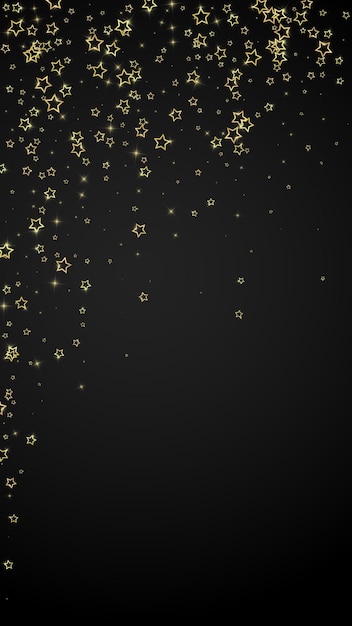 Fondo de cuento de hadas de la noche estrellada