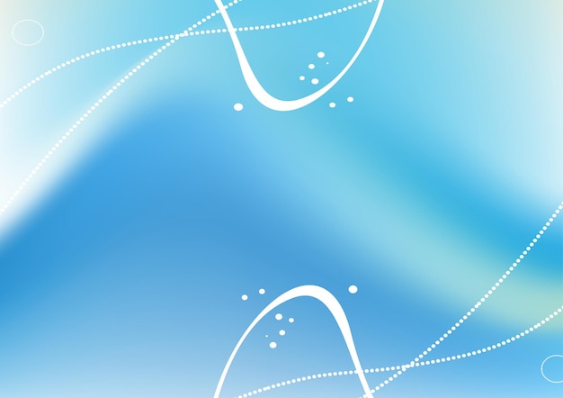 Fondo de la curva azul abstracta