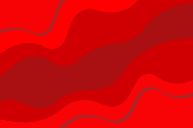 Fondo de curva de fluido rojo moderno