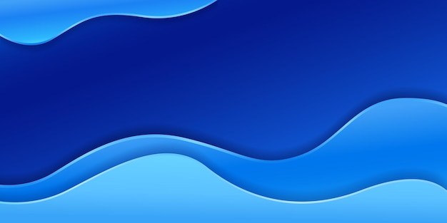 Fondo de la curva de gradiente azul abstracto