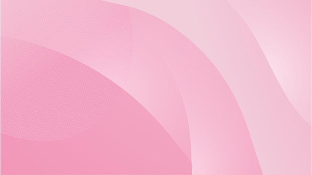 Vector fondo de curva de onda rosa abstracta