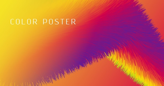 Fondo curvo fluido abstracto de forma líquida futurista