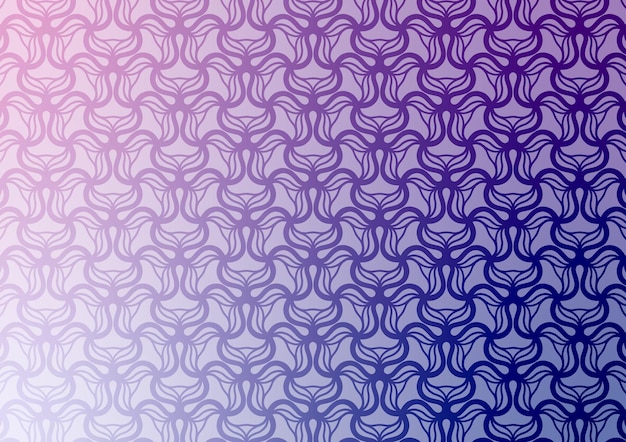Fondo curvo de línea de patrón púrpura claro suave