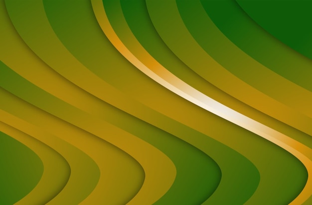 Fondo curvo verde degradado
