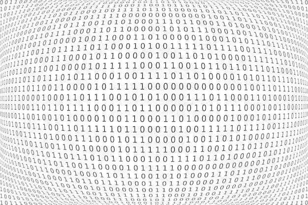 Fondo de datos del programa Programación de codificación binaria Matriz
