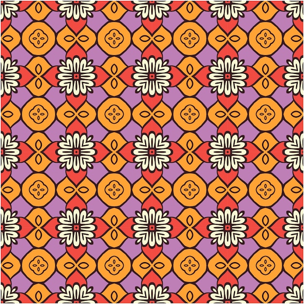 Fondo decorativo abstracto de patrones sin fisuras