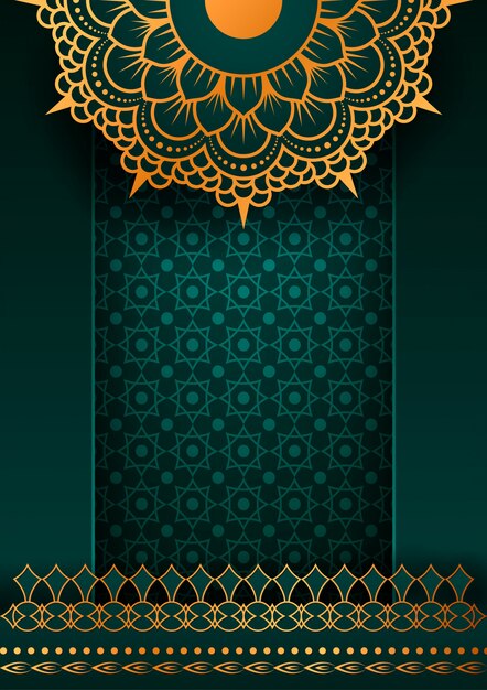 Fondo decorativo con un elegante mandala de lujo.