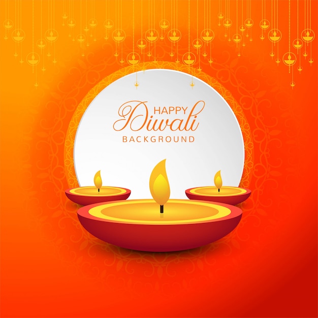 Fondo decorativo feliz festival de diwali