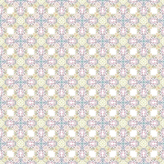 Fondo decorativo hecho de pequeños puntos La rica decoración de patrones abstractos para construir