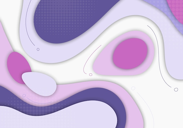 Fondo decorativo de ilustraciones de diseño de plantilla colorida abstracta Fondo de decoración de estilo de plantilla superpuesta