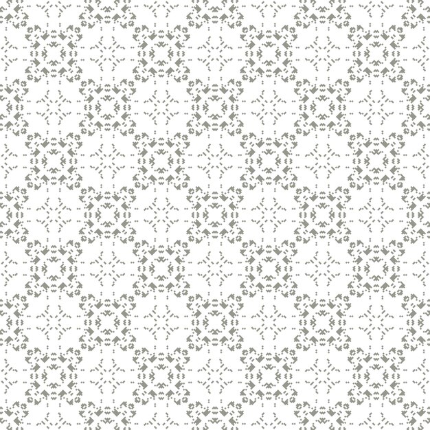 Fondo decorativo islámico hecho de pequeños cuadrados La rica decoración de patrones abstractos para la construcción de tela o papel