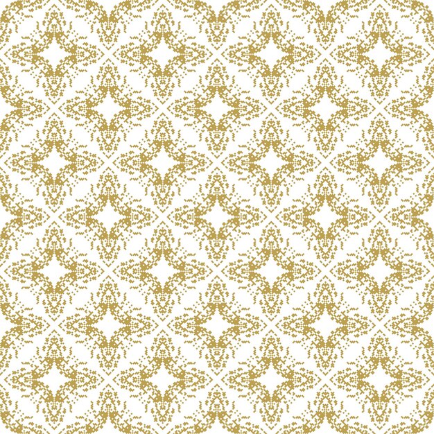 Fondo decorativo islámico hecho de pequeños cuadrados La rica decoración de patrones abstractos para la construcción de tela o papel