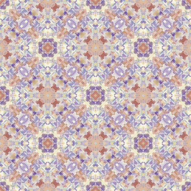 Fondo decorativo islámico hecho de pequeños cuadrados La rica decoración de patrones abstractos