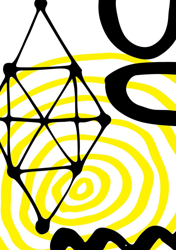 Vector fondo decorativo simple hecho a mano