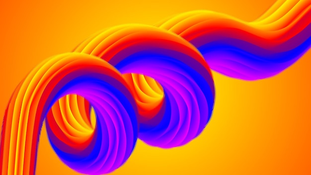 Fondo degradado abstracto con formas de onda de fluido dinámico