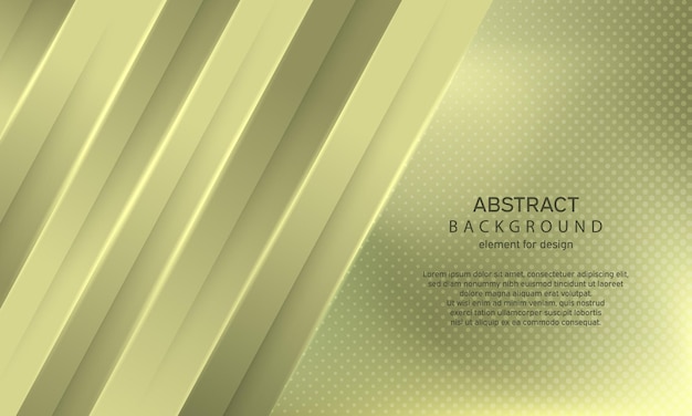 Fondo degradado abstracto geométrico mínimo para un diseño moderno. Composición de líneas dinámicas de oliva.
