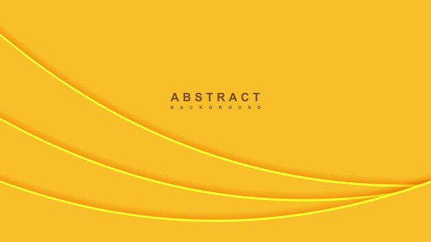 Fondo degradado amarillo abstracto con onda dinámica diagonal