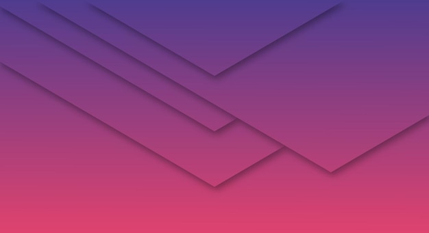 Fondo degradado azul y rosa abstracto Estilo de corte de papel geométrico para folletos o páginas de destino
