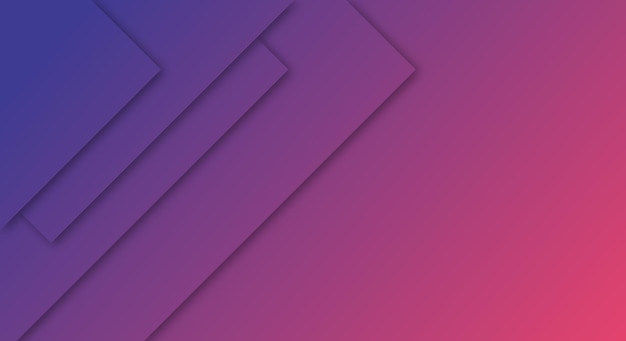 Fondo degradado azul y rosa abstracto Estilo de corte de papel geométrico para folletos o páginas de destino