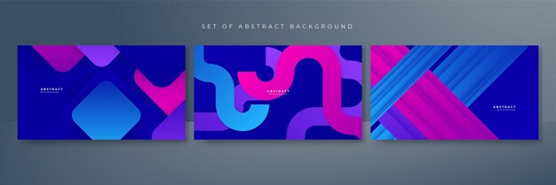 Fondo degradado azul y rosa abstracto con formas dinámicas geométricas y elemento de movimiento de velocidad deportiva Diseño para fondo tecnológico deporte de alta tecnología