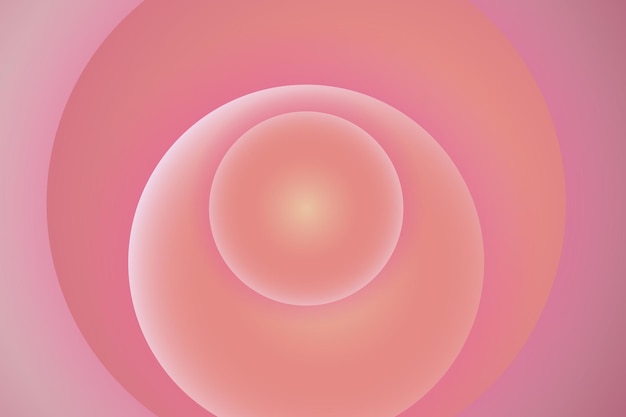 Fondo de degradado de círculo rosa abstracto.
