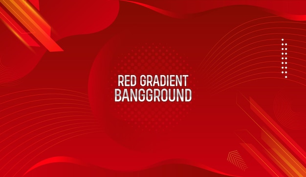 Fondo Degradado De Color Rojo