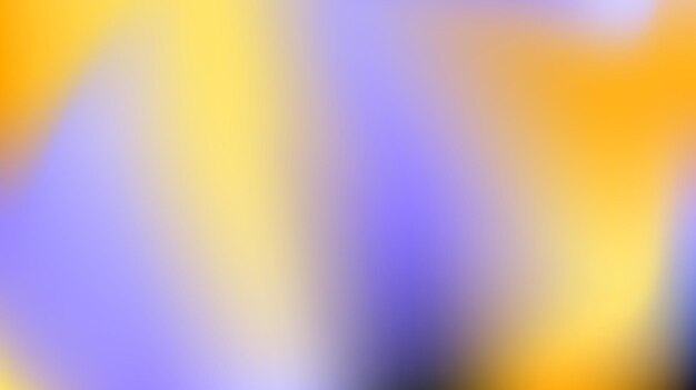 Fondo degradado de colores. Papel pintado amarillo, morado, naranja. Superficie borrosa pastel. Resorte suave