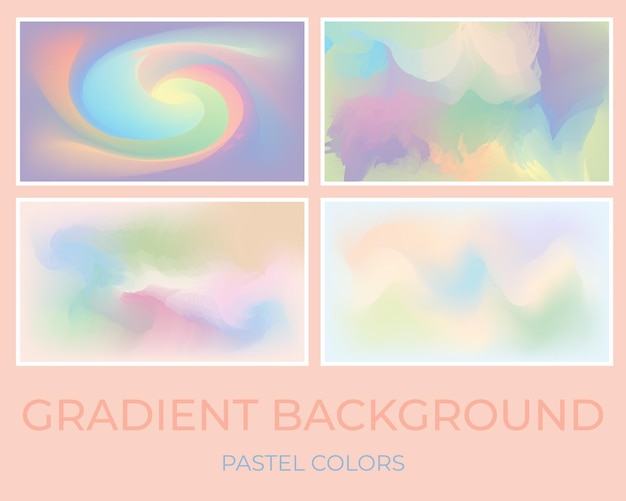 Fondo degradado con colores pastel vector gratuito