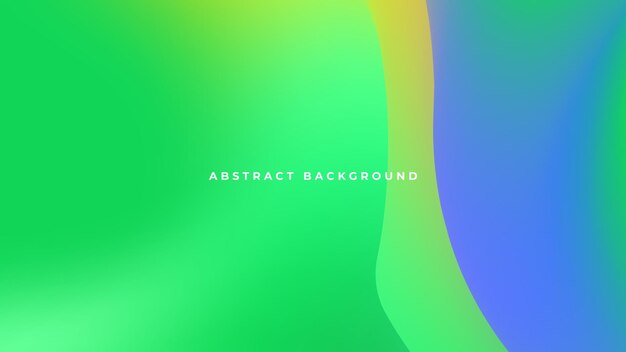 Fondo degradado con curvas abstractas con una combinación de colores suaves y modernos