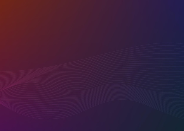 Fondo degradado Elemento de diseño Ola muchas líneas paralelas04