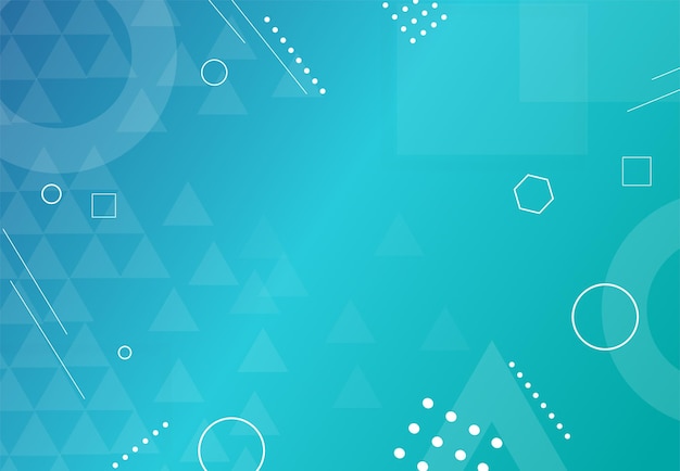 Fondo con degradado con elementos geométricos. fondo liquido