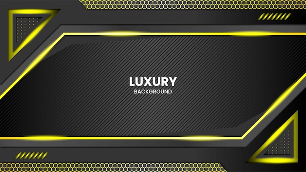 Fondo degradado en estilo futurista con vector de color amarillo