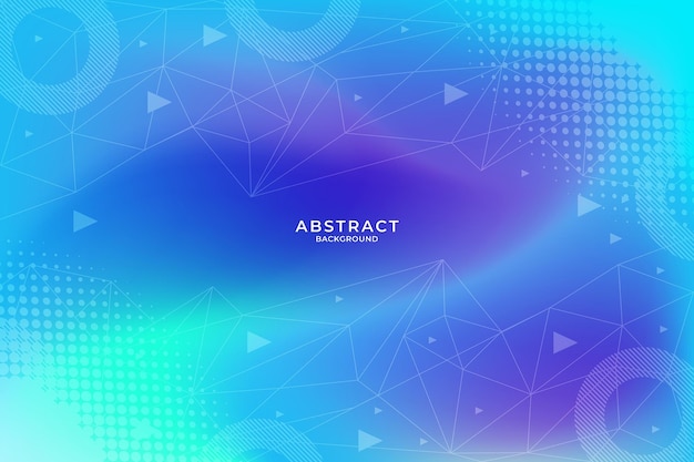 Fondo degradado fluido azul moderno con formas curvas vector gratuito