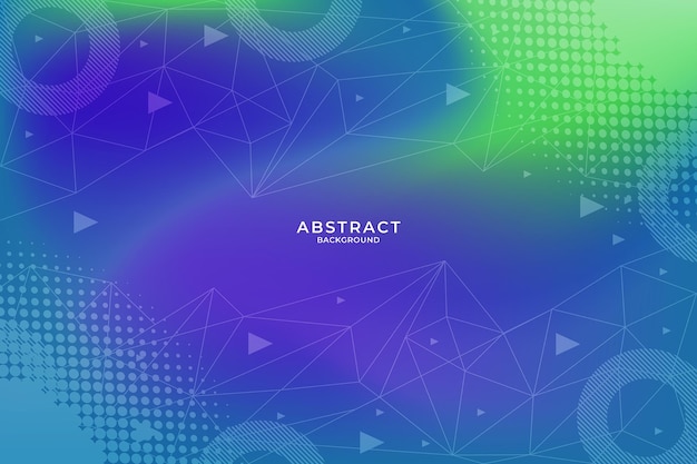 Fondo degradado fluido azul moderno con formas curvas vector gratuito