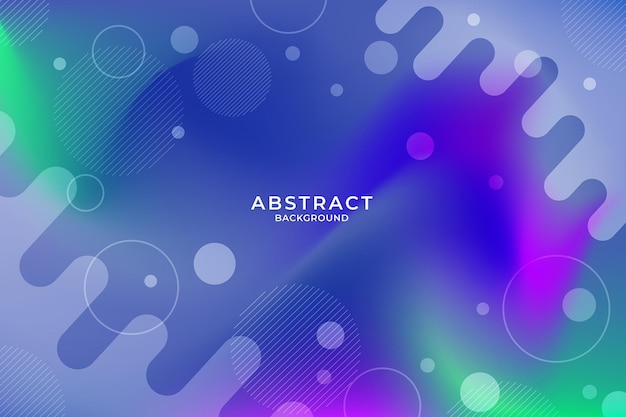 Fondo degradado fluido moderno con formas curvas vector gratuito