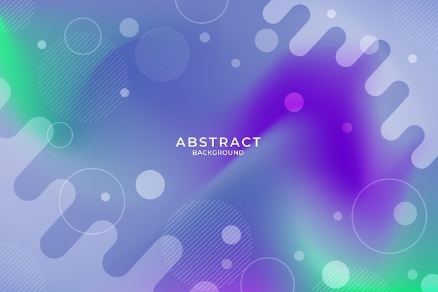 Fondo degradado fluido moderno con formas curvas vector gratuito