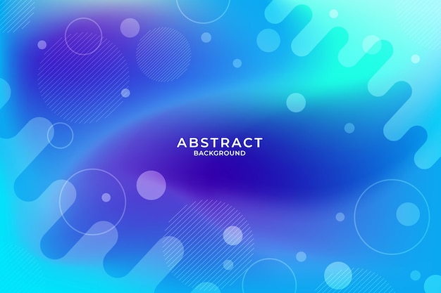 Fondo degradado fluido moderno con formas curvas vector gratuito