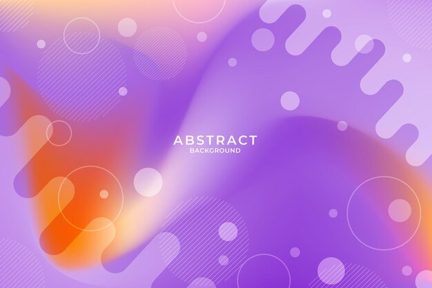 Fondo degradado fluido moderno con formas curvas vector gratuito