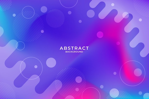 Fondo degradado fluido moderno con formas curvas vector gratuito