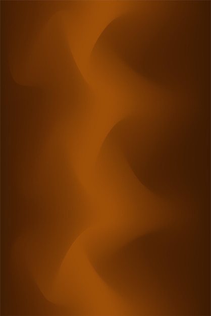 Vector fondo degradado de forma abstracta curvilínea marrón