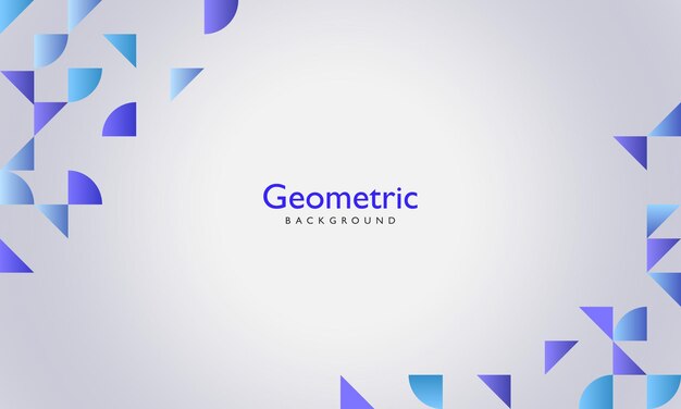 Fondo degradado de formas abstractas geométricas