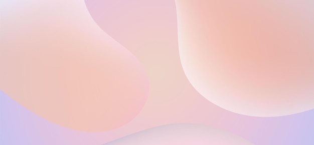 Fondo degradado con formas volumétricas abstractas